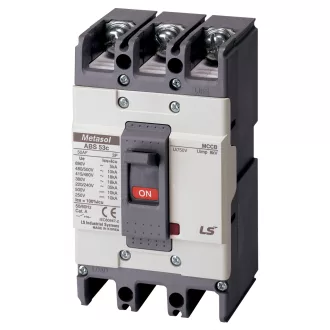   ABS53c 50AF 3P Kompakt megszakító 40A 230/460VAC 35/18kA 250/500VDC 10/10kA
