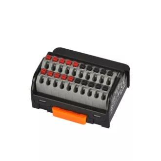   ACL-20L - Elosztóblokk csavarmentes 20 PIN 250VAC/250VDC 10A Bal/Jobb IP20
