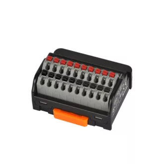   ACL-20T - Elosztóblokk csavarmentes 20 PIN 250VAC/250VDC 10A Fent/Lent IP20
