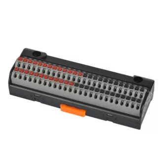   ACL-50L - Elosztóblokk csavarmentes 50 PIN 250VAC/250VDC 10A Bal/Jobb IP20