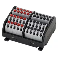   ACL-B40L - Elosztóblokk csavarmentes 40 PIN 250VAC/250VDC 10A Bal/Jobb IP20
