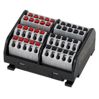   ACL-B40L - Elosztóblokk csavarmentes 40 PIN 250VAC/250VDC 10A Bal/Jobb IP20