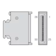 APC-CN1NNA L7 CN1 csatlakozó 50P, 3M L7S,L7P,L7C