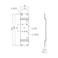 SPB-F02 Tápegység rögzítő konzol 120-480W-ig