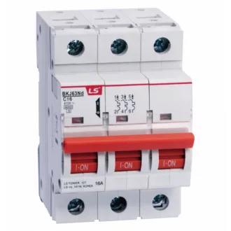 MCB BKJ63ND Kismegszakító 3P D13A 415VAC 6kA