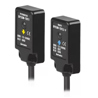   BPS3M-TDTL-P Fotoelektromos-optikai érzékelő lapos 12-24VDC 3m/PNP átm.ny. L.ON IP67