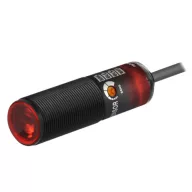   BRQP1M-DDTA Fotoelektromos-optikai érzékelő M18 műanyag 10-30VDC 1m/NPN tárgyr. L.ON/D.ON IP67