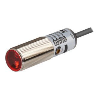   BRQT1M-DDTA-P Fotoelektromos-optikai érzékelő M18 acél 10-30VDC 1m/PNP tárgyr. L.ON/D.ON IP67