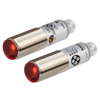   BRQT5M-TDTA-C Fotoelektromos-optikai érzékelő M18 acél 10-30VDC 5m/NPN átm.ny. L.ON/D.ON IP67