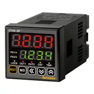   CT4S-2P2T - Számláló/időzítő 4 digit 7-szeg. LED kijelző 48x48mm 2-fok. 24VAC/24-48VDC RS485 IP65