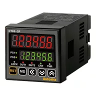   CT6S-2P2 - Számláló/időzítő 6 digit 7-szeg. LED kijelző 48x48mm 2-fok. 24VAC/24-48VDC IP65