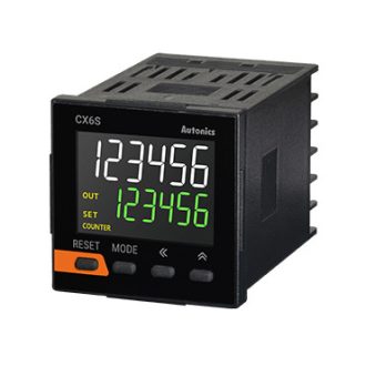   CX6S-1P2 - Számláló/időzítő 6 digit LCD kijelző 48x48mm 1-fok. 24VAC/24-48VDC IP50