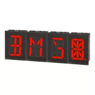   DA40-RE LED Kijelző egység bővítő modul 12-24V DC 16-szegm. LED 40x60mm IP40