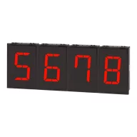   DA60-RS LED Kijelző egység központi modul 12-24V DC 16-szegm. LED Soros 60x96mm IP40