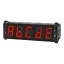 DS22-RC LED Kijelző egység központi modul 12-24V DC 7-szegm. LED RS485 (Idő kijelzés) 20x33mm IP40