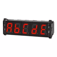   DS22-RS LED Kijelző egység központi modul 12-24V DC 7-szegm. LED Soros 20x33mm IP40