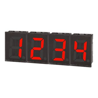   DS40-RE LED Kijelző egység bővítő modul 12-24V DC 7-szegm. LED 40x60mm IP40