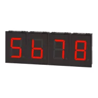   DS60-RR LED Kijelző egység központi modul 12-24V DC 7-szegm. LED PT100 60x96mm IP40