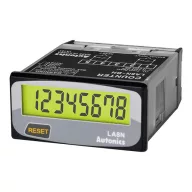   LA8N-BV-L - Számláló 8 digit LCD kijelző + háttérv. 3,4x8,7mm Beépített akku. IP66