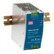   NDR-240-48 Tápegység Sínre szerelhető DC 48V, 5A, 240W, 90-264VAC, 127-370VDC