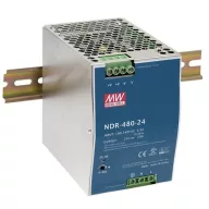   NDR-480-24 Tápegység Sínre szerelhető DC 24V, 20A, 480W, 90-264VAC, 127-370VDC