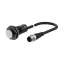 PRAWT18-5XC Induktív érzékelő 12-24VDC M18/5mm NC Kábelcsatlakozós Szintbe ép. IP67