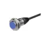 PRD18-7DP2 Induktív érzékelő 12-24VDC M18/7mm PNP/NC 2m kábel Szintbe ép. IP67
