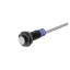 PRDAT12-4DC-V Induktív érzékelő 12-24VDC M12/4mm NC 2m olajálló kábel Szintbe ép. IP67