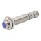 PRDCML12-4DP Induktív érzékelő 12-24VDC M12/4mm PNP/NO Csatlakozós Szintbe ép. IP67
