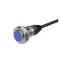 PRDT18-7XC Induktív érzékelő 12-24VDC M18/7mm NC 2m kábel Szintbe ép. IP67