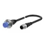 PRDW18-14DN Induktív érzékelő 12-24VDC M18/14mm NPN/NO Kábelcsatlakozós Nem szintbe ép. IP67