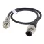 PRW08-1.5DN Induktív érzékelő 12-24VDC M8/1.5mm NPN/NO Kábelcsatlakozós Szintbe ép. IP67