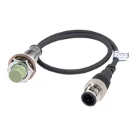   PRW12-4DN Induktív érzékelő 12-24VDC M12/4mm NPN/NO Kábelcsatlakozós Nem szintbe ép. IP67