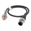 PRWL08-1.5DP2 Induktív érzékelő 12-24VDC M8/1.5mm PNP/NC Kábelcsatlakozós Szintbe ép. IP67