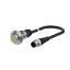 PRWT18-5DO Induktív érzékelő 12-24VDC M18/5mm NO Kábelcsatlakozós Szintbe ép. IP67