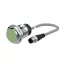 PRWT30-10DO-IV Induktív érzékelő 12-24VDC M30/10mm NO Olajálló kábelcsat. Szintbe ép. IP67