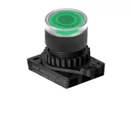   Nyomógomb megvilágítható Zöld visszatérő jelöléssel/ IP52