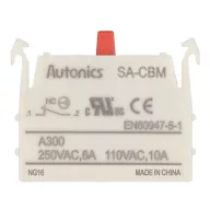   Kapcsoló, nyomógomb kontaktus NC - bontó / 110VAC/10A, 220VAC/6A