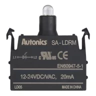 LED kontaktus Piros 12-24VDC