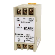   SP-0312 Autonics Tápegység sínre szerelhető, 12V DC, 100-240V AC, 3 W
