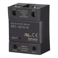   SR1-4215-N Szilárdtest relé 1-fázisú 90-240VAC T.: 24-240VAC/15A zero cross