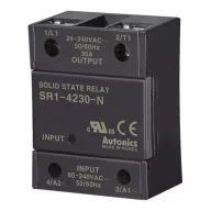   SR1-4230-N Szilárdtest relé 1-fázisú 90-240VAC T.: 24-240VAC/30A zero cross