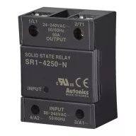   SR1-4250-N Szilárdtest relé 1-fázisú 90-240VAC T.: 24-240VAC/50A zero cross