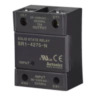   SR1-4275-N Szilárdtest relé 1-fázisú 90-240VAC T.: 24-240VAC/75A zero cross