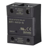   SR1-4410-N Szilárdtest relé 1-fázisú 90-240VAC T.: 48-480VAC/10A zero cross