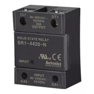   SR1-4420-N Szilárdtest relé 1-fázisú 90-240VAC T.: 48-480VAC/20A zero cross